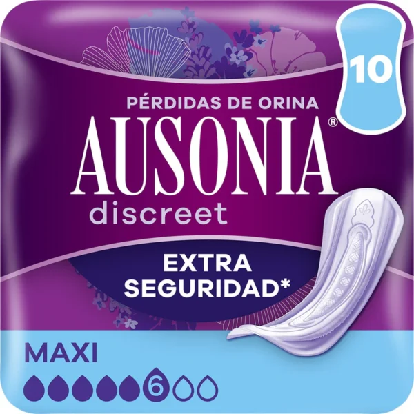 Compresas Ausonia Discreet Seguridad Extra Max – 1 Pieza