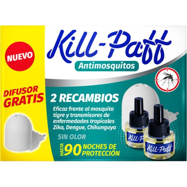 Kill-Patt antimosquitos - 2 recambios (90 Noches )