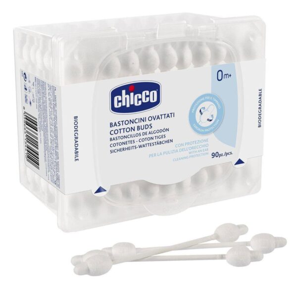 Chicco Bastoncillos de Algodón Ovattati 90 Unidades