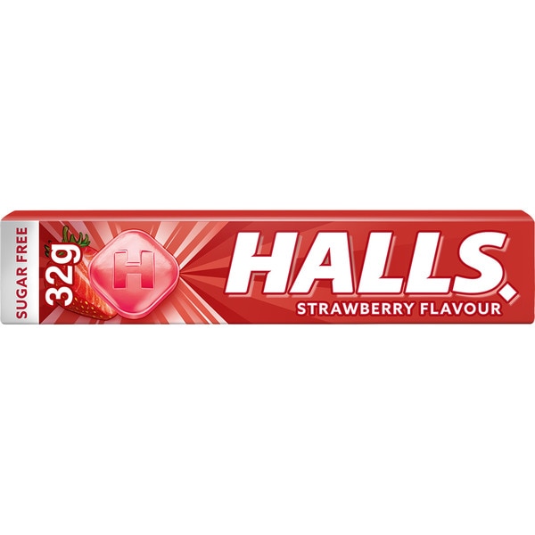 Halls Strawberry Flavour +Vta C