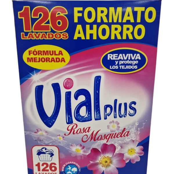 Vial Plus Rosa Mosqueta 126 Lavados